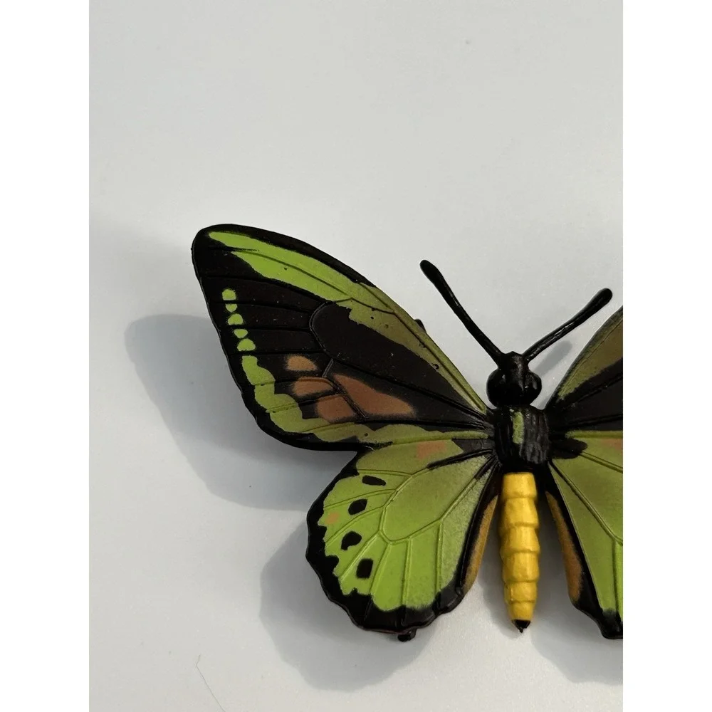 Vintage Ornithoptera Priamus(Green Birdwing) Butterfly PVC Collectible Figure